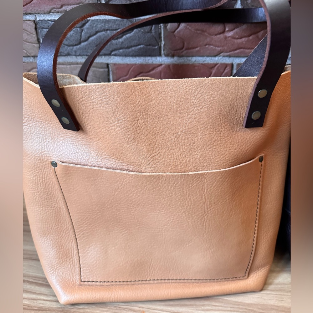 Portland Leather Goods Almond Medium Classic Tote